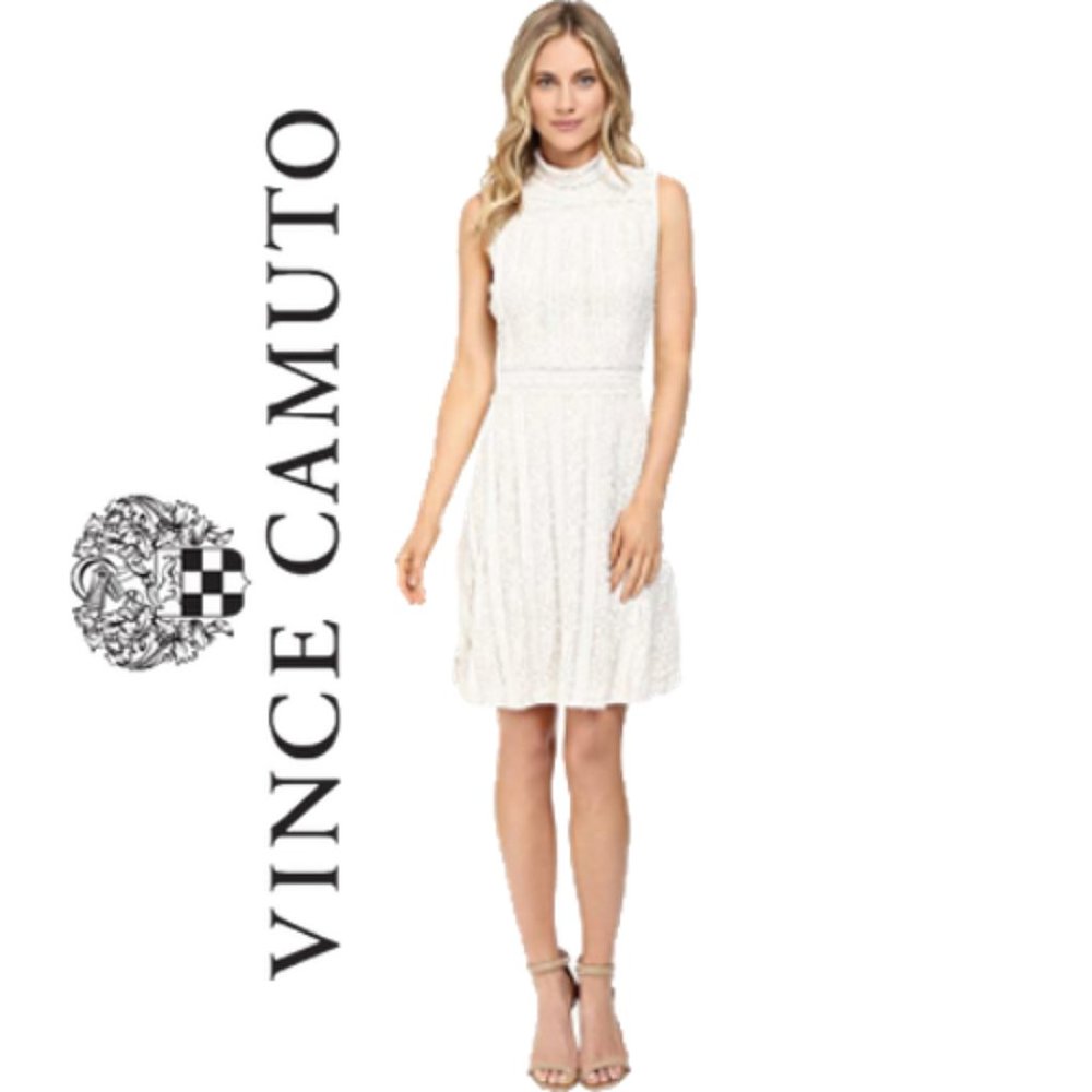 NWT VINCE CAMUTO Victorian Beige/Cream Lace Dress
